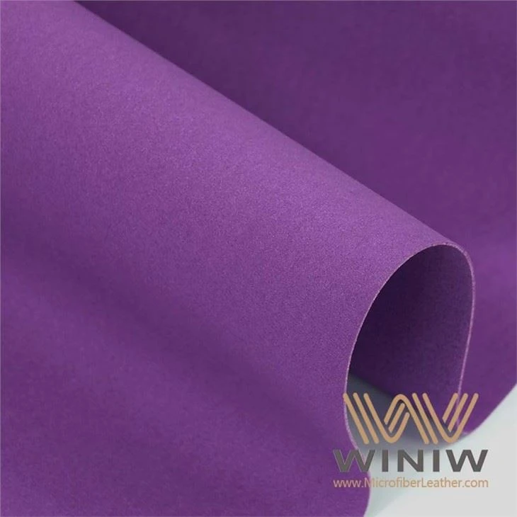 1.2-1.4mm White PU Microfiber Leather Material For Nurse Shoes