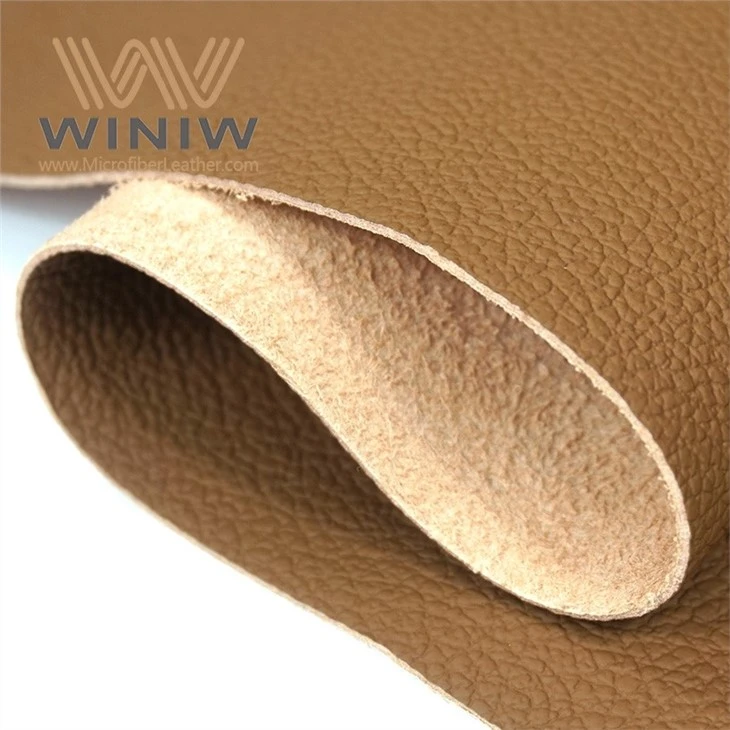 Breathable Light Brown Nappa Leather Car Seats Material